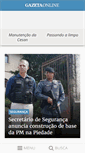 Mobile Screenshot of gazetaonline.com.br